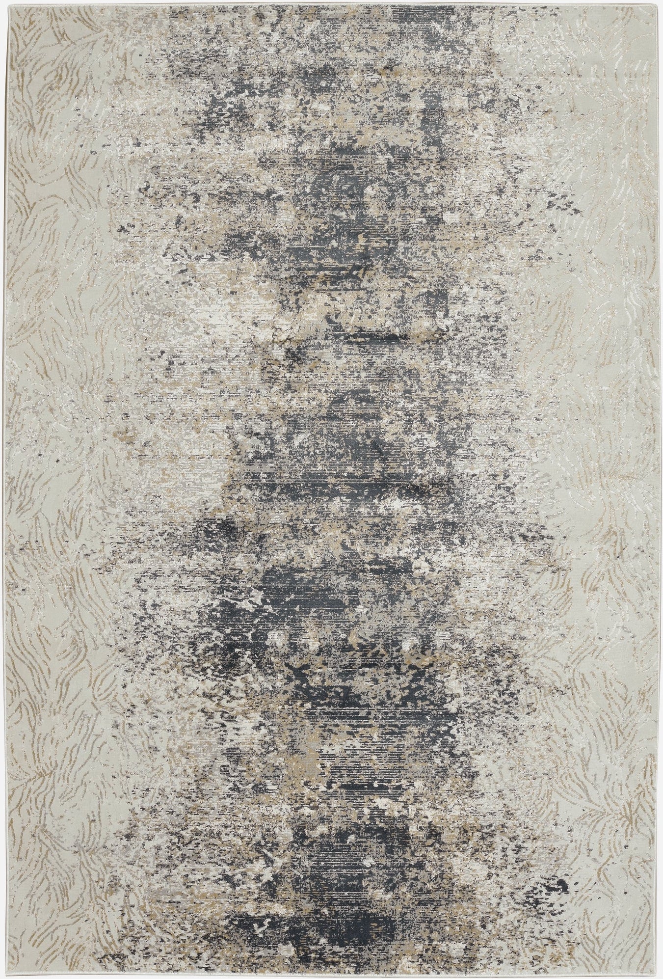 KAS Generations 7035 Grey/Gold Illusions Area Rug main image