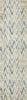 KAS Heritage 9364 Ivory/Blue Chevron Area Rug Round Image