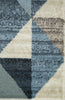KAS Heritage 9365 Blue/Grey Scope Area Rug Corner Image