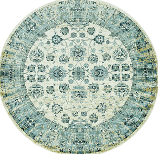 KAS Heritage 9368 Ivory/Blue Traditions Area Rug Lifestyle Image Feature