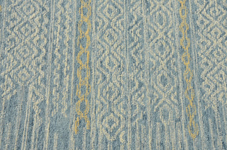 KAS Hudson 2466 Blue Boho Area Rug Corner Image