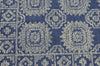 KAS Hudson 2469 Navy Suzani Area Rug Corner Image