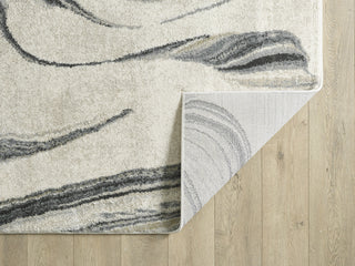 KAS Hue 4756 Ivory Marbled Stone Area Rug Runner Image