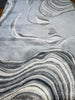 KAS Hue 4757 Grey Marbled Stone Area Rug