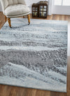 KAS Illusions 6221 Blue/Grey Mist Area Rug Round Image