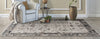 KAS Inspire 7500 Ivory/Grey Empera Area Rug Lifestyle Image Feature