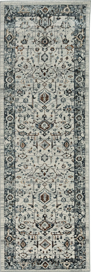 KAS Inspire 7500 Ivory/Grey Empera Area Rug Main Image