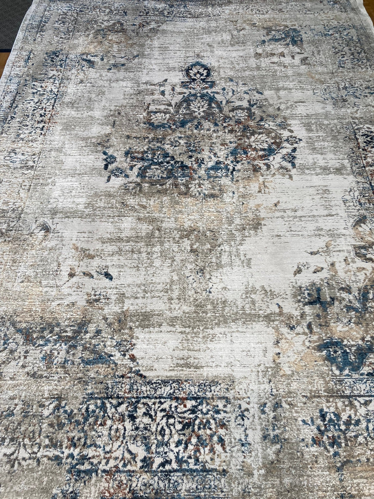 KAS Karina 8262 Ivory Blue Sofia Area Rug