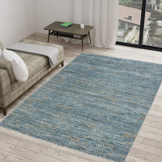 KAS Kauai 7453 Ocean Natural Horizon Area Rug Lifestyle Image Feature