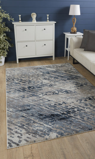 KAS Landscapes 5910 Blue/Ivory Mirage Area Rug Lifestyle Image Feature