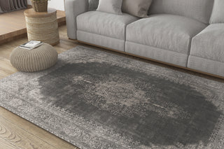 KAS London 4803 Grey Lauren Area Rug Lifestyle Image Feature