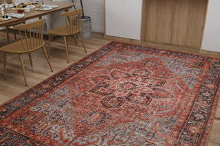 KAS London 4805 Red Anna Area Rug Lifestyle Image Feature