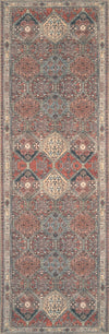 KAS London 4807 Multicolor Panel Area Rug Lifestyle Image Feature