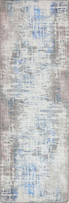 KAS London 4811 Grey/Blue Elements Area Rug Lifestyle Image Feature