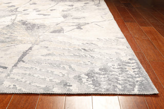 KAS London 4813 Beige/Grey Foliage Area Rug Round Image