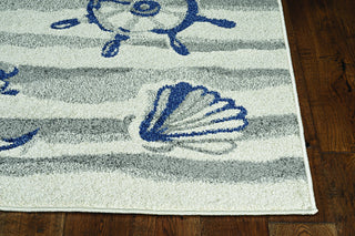 KAS Lucia 2775 Ivory Seashore Area Rug Round Image