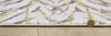 KAS Luna 7146 Ivory/Gold Illusions Area Rug Corner Image