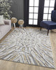 KAS Luna 7146 Ivory/Gold Illusions Area Rug Lifestyle Image Feature