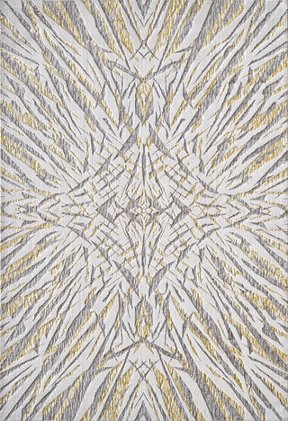 KAS Luna 7146 Ivory/Gold Illusions Area Rug Main Image