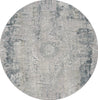 KAS Peyton 4006 Grey Blue Medallion Area Rug Lifestyle Image Feature