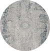 KAS Peyton 4006 Grey Blue Medallion Area Rug Lifestyle Image Feature