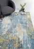 KAS Roxy 2802 Blue/Gold Mirage Area Rug Lifestyle Image Feature