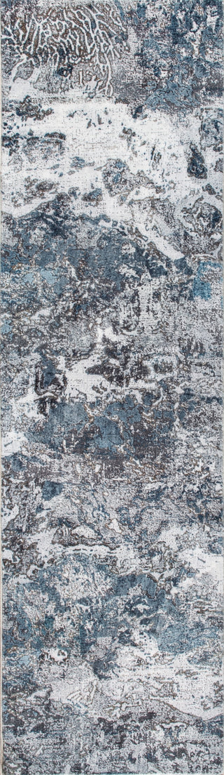 KAS Roxy 2804 Grey/Blue Galaxy Area Rug Lifestyle Image Feature