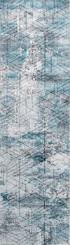 KAS Roxy 2805 Blue/Grey Genesis Area Rug Lifestyle Image Feature