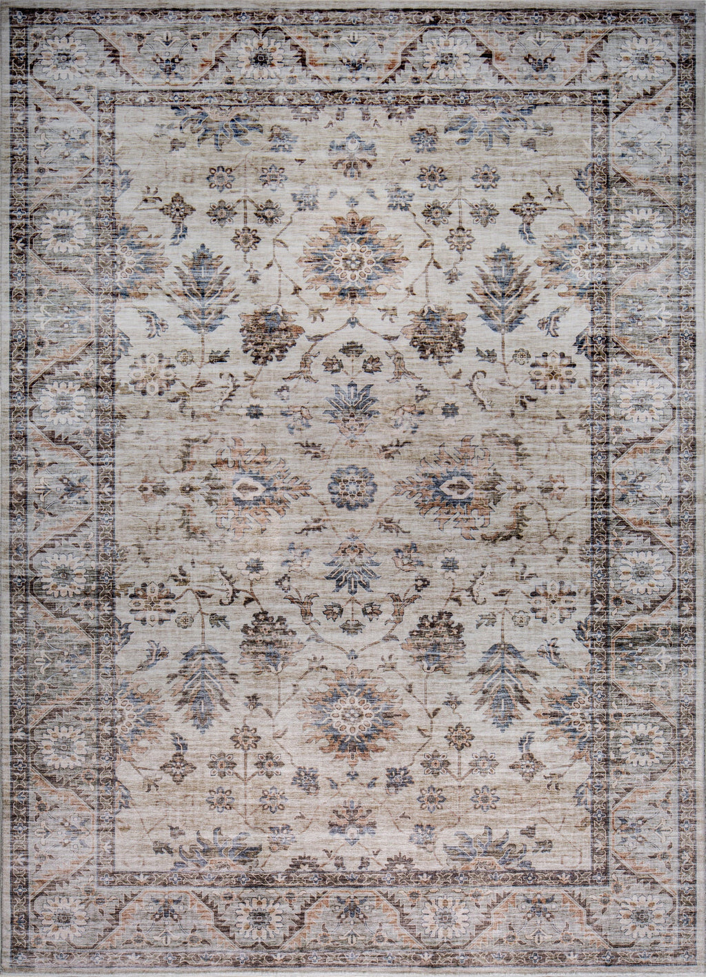 KAS Roxy 2819 Beige Kashan Area Rug Incredible Rugs and Decor