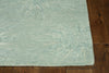 KAS Serenity 1259 Turquoise Burst Area Rug Round Image