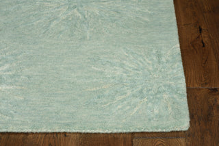 KAS Serenity 1259 Turquoise Burst Area Rug Round Image