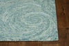 KAS Serenity 1260 Blue Waves Area Rug Round Image