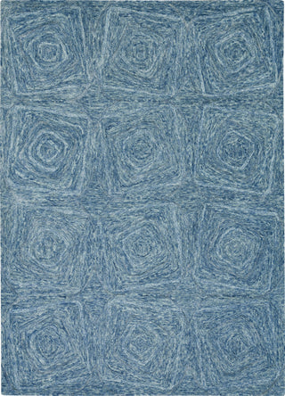 KAS Serenity 1263 Navy Geo Area Rug Main Image