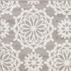 KAS Skyline 6419 Grey/Ivory Flora Area Rug Runner Image
