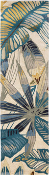 KAS Sparta 3154 Ivory/Teal Nassau Area Rug Lifestyle Image Feature