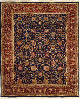 Kalaty Kabir KB-365 Navy/Red Area Rug