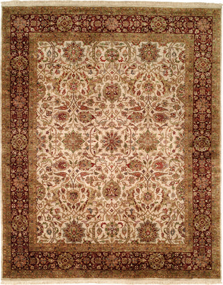 Kalaty Kabir KB-366 Ivory/Burgundy Area Rug