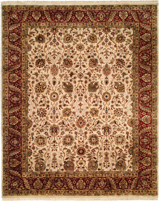 Kalaty Kabir KB-368 Beige/Red Area Rug