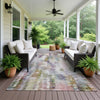 Dalyn Kochi KC1 Plum Area Rug Outdoor Lifestyle Image Feature