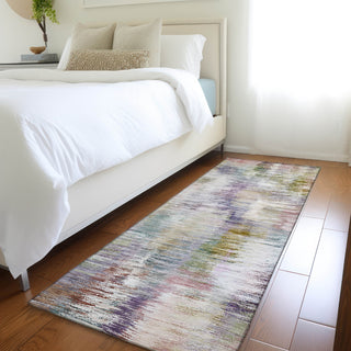 Dalyn Kochi KC1 Plum Area Rug Runner Lifestyle Image Feature