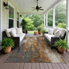 Dalyn Kochi KC10 Rust Area Rug Outdoor Lifestyle Image Feature