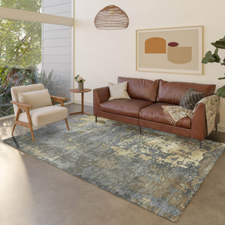 Dalyn Kochi KC11 Pewter Area Rug Lifestyle Image Feature