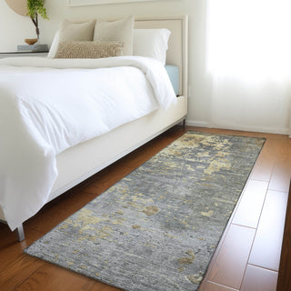 Dalyn Kochi KC11 Pewter Area Rug Runner Lifestyle Image Feature