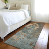 Dalyn Kochi KC11 Teal Area Rug Runner Lifestyle Image Feature