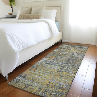 Dalyn Kochi KC12 Gray Area Rug Runner Lifestyle Image Feature