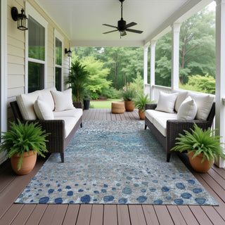 Dalyn Kochi KC13 Gray Area Rug Outdoor Lifestyle Image Feature