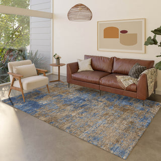 Dalyn Kochi KC2 Navy Area Rug Lifestyle Image Feature
