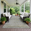 Dalyn Kochi KC3 Pewter Area Rug Outdoor Lifestyle Image Feature