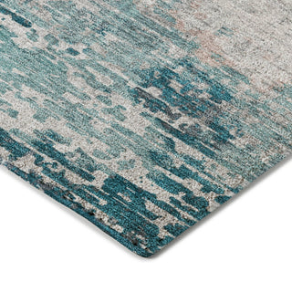 Dalyn Kochi KC4 Teal Area Rug Corner Image