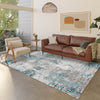 Dalyn Kochi KC4 Teal Area Rug Lifestyle Image Feature